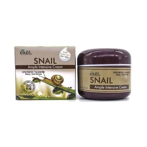 Ekel Крем для лица с экстрактом муцина улитки Ample Intensive Cream Snail, 100г