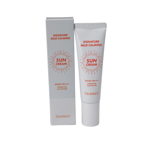 Deoproce Успокаивающий солнцезащитный крем Signature Mild Calming Sun Cream SPF 50/PA++++, 50мл