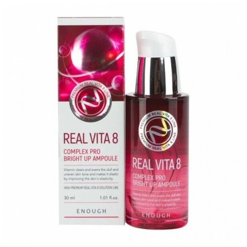 Enough Сыворотка с витаминами для сияния кожи Real Vita 8 Complex Pro Bright Up Ampoule, 30мл
