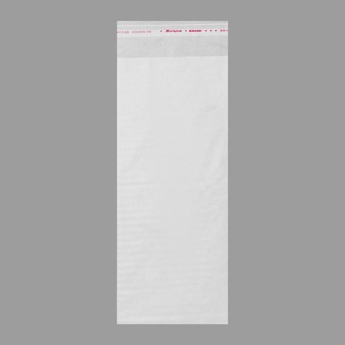 Пакет БОПП с клеевым клапаном, прозрачный 6 х 16/4 см 25мкм, 10шт