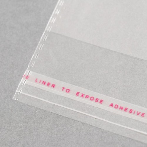 Пакет БОПП с клеевым клапаном, прозрачный 25 х 28/4 cм 30 мкм, 10шт